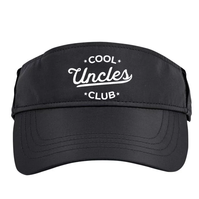 Cool Uncles Club Best Uncle Ever Funny Pocket Fathers Day Adult Drive Performance Visor