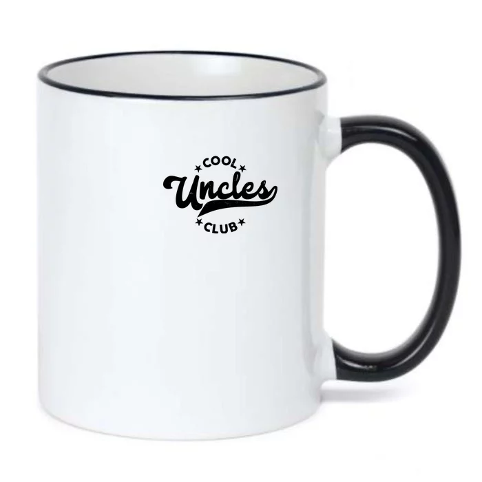 Cool Uncles Club Emblem Black Color Changing Mug