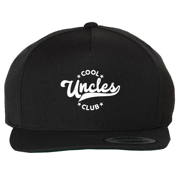 Cool Uncles Club Emblem Wool Snapback Cap