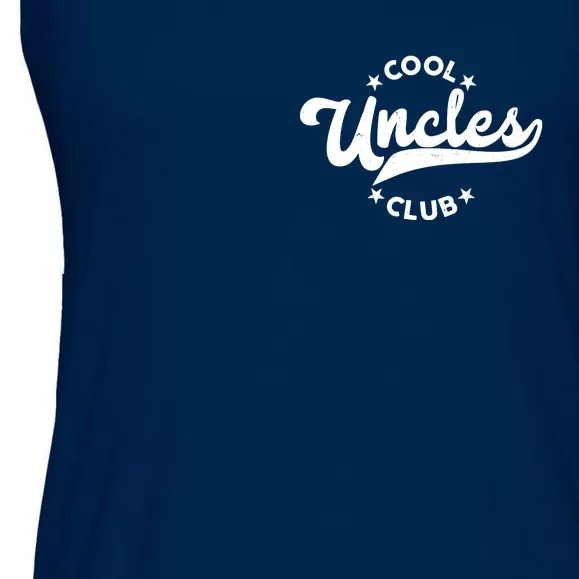 Cool Uncles Club Emblem Ladies Essential Flowy Tank