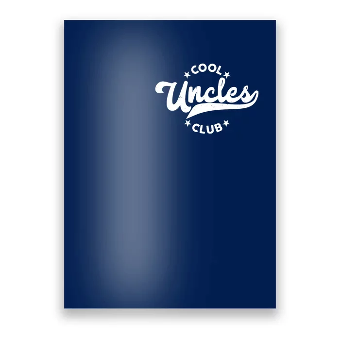 Cool Uncles Club Emblem Poster