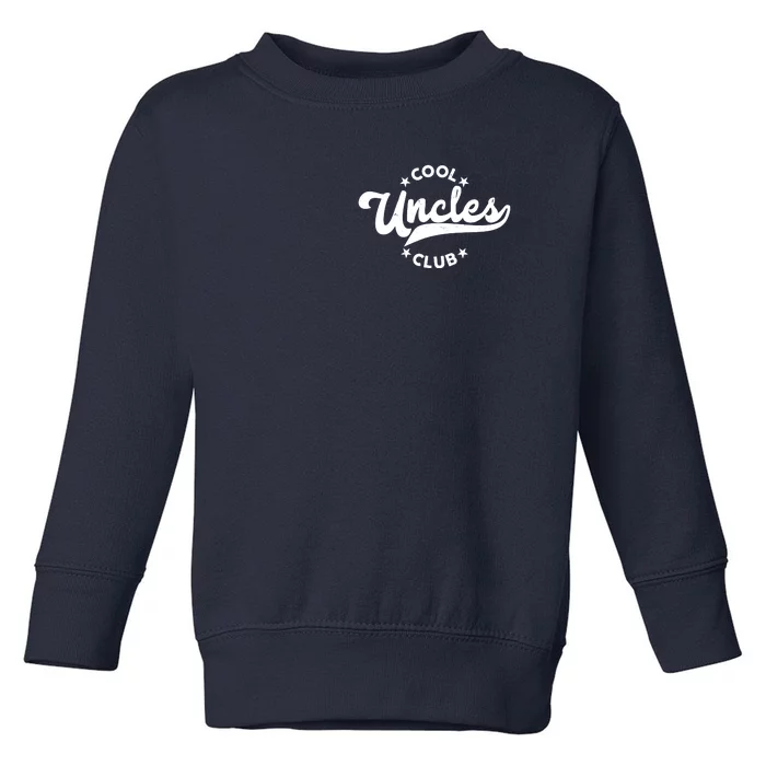 Cool Uncles Club Emblem Toddler Sweatshirt