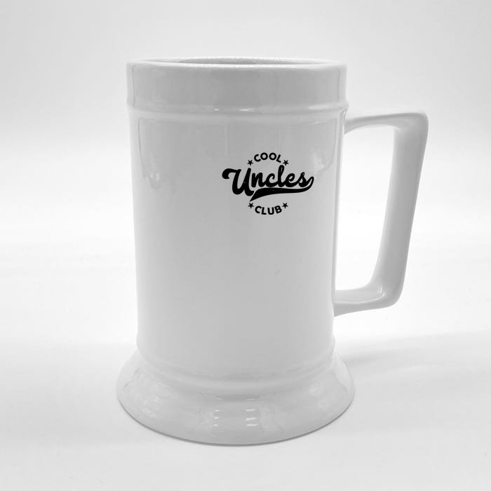 Cool Uncles Club Emblem Front & Back Beer Stein