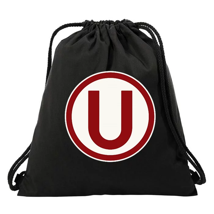 Club Universitario De Deportes Lima Peru Drawstring Bag