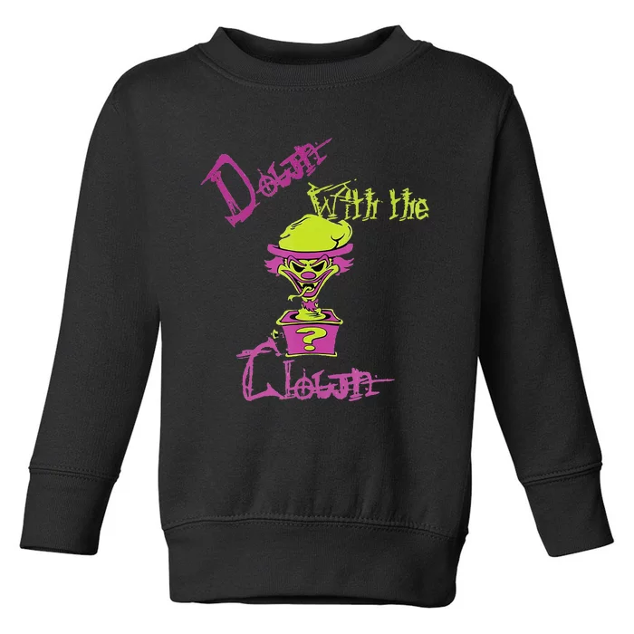 Cool Unique Down With The Clown ICP For Him Toddler Sweatshirt