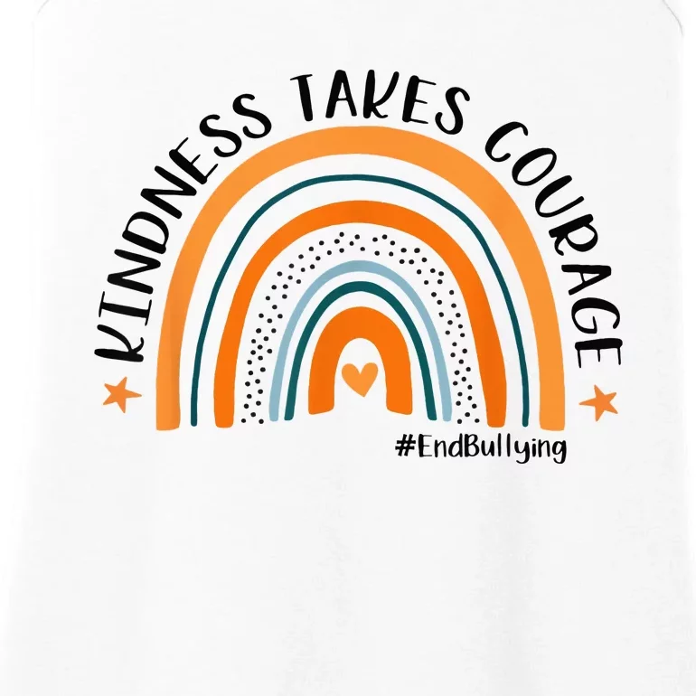 Courageous Unity Day Stand Against Bullying with Orange Ladies Essential Tank