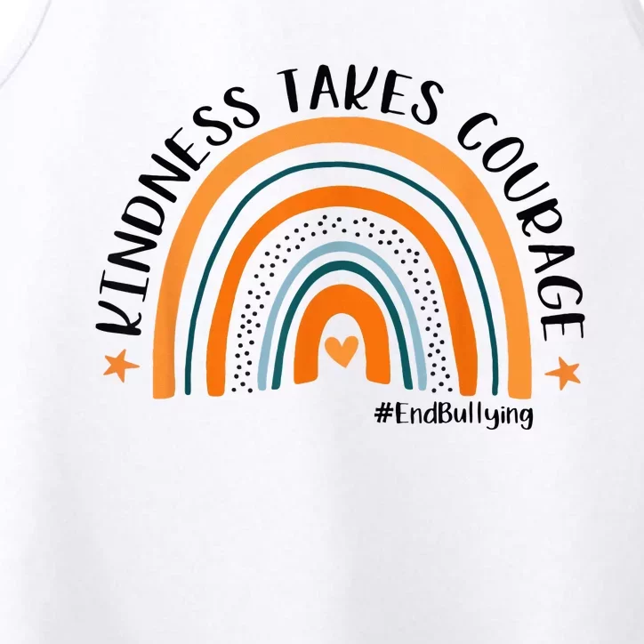 Courageous Unity Day Stand Against Bullying with Orange Performance Tank