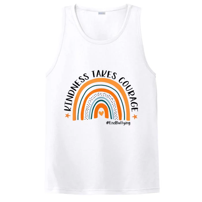 Courageous Unity Day Stand Against Bullying with Orange Performance Tank