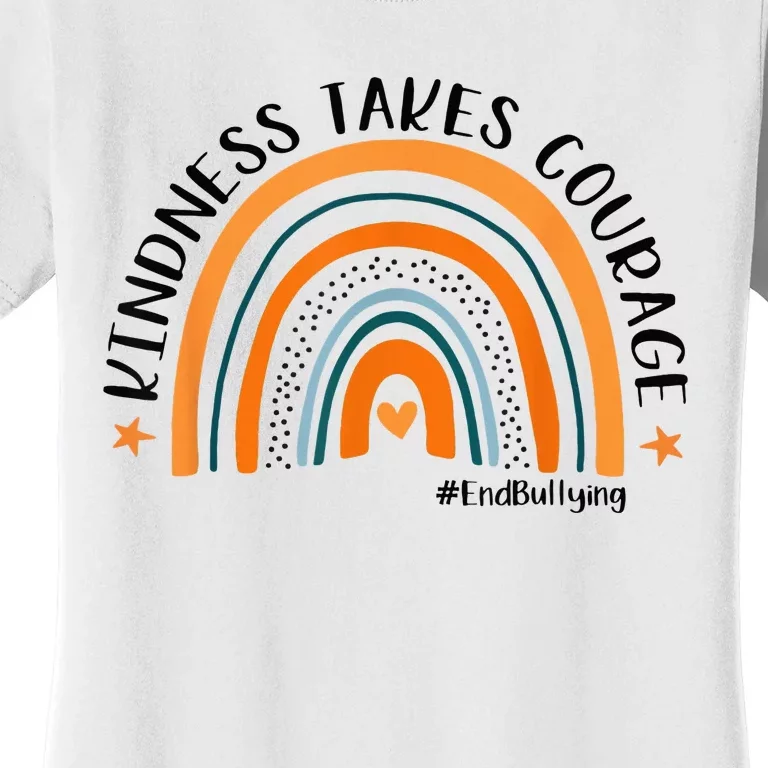 Courageous Unity Day Stand Against Bullying with Orange Women's T-Shirt