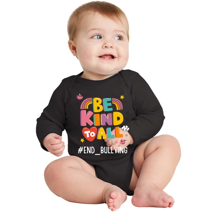 Cute Unity Day Be Kind To All for Teachers Baby Long Sleeve Bodysuit