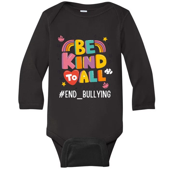 Cute Unity Day Be Kind To All for Teachers Baby Long Sleeve Bodysuit