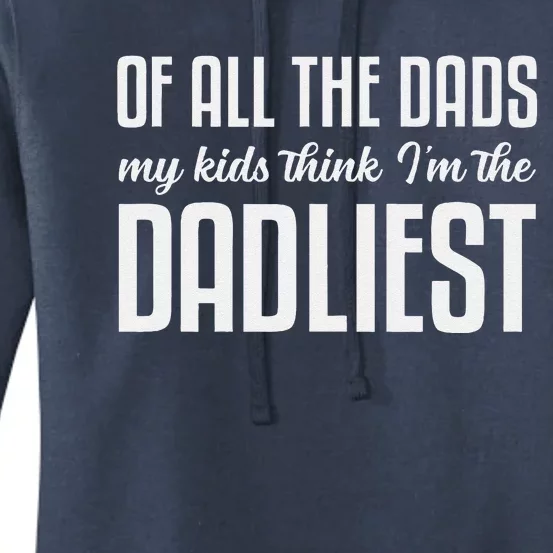 Cute Ungrammatical Funny Fathers Day Dad Birthday From Women's Pullover Hoodie