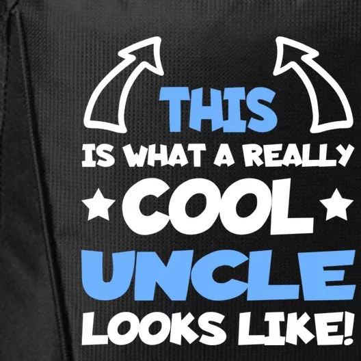 Cool Uncle Future Uncle Unclegifttogiftbe Fun Outfit For Uncles Great Gift City Backpack