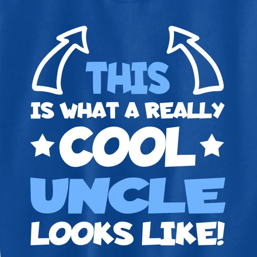 Cool Uncle Future Uncle Unclegifttogiftbe Fun Outfit For Uncles Great Gift Kids Sweatshirt