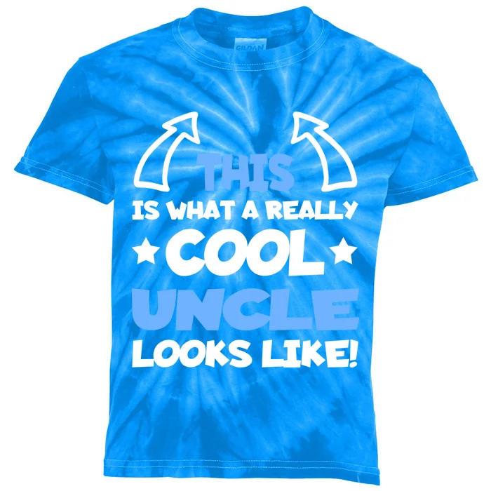 Cool Uncle Future Uncle Unclegifttogiftbe Fun Outfit For Uncles Great Gift Kids Tie-Dye T-Shirt