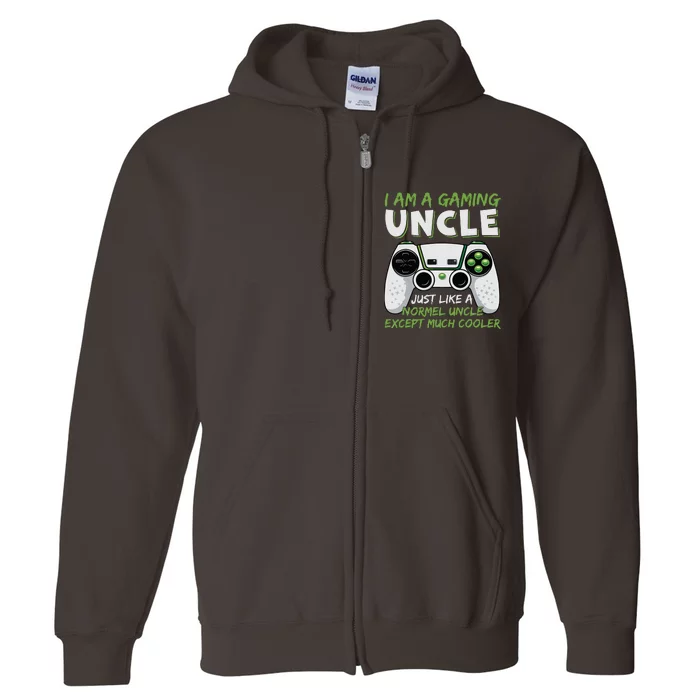 Crazy Uncle Funny Uncle Gaming Video Game Uncle Full Zip Hoodie