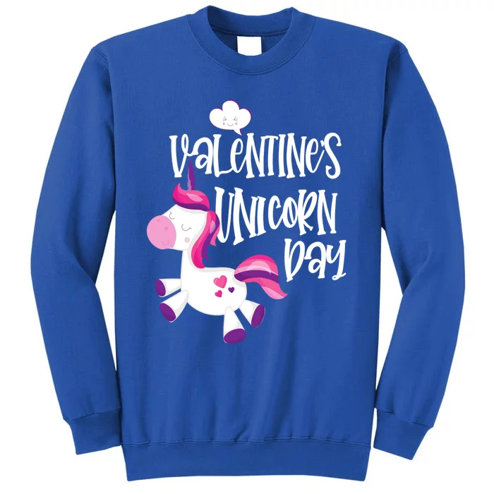 Cute Unicorn Face Valentine's Day Gift Tee Gift Sweatshirt