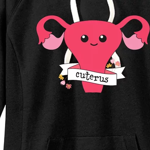 Cuterus Uterus Feminist Lgbt Feminism Women's Fleece Hoodie