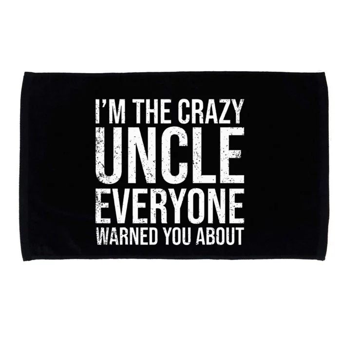 Crazy Uncle Funny Uncle Microfiber Hand Towel