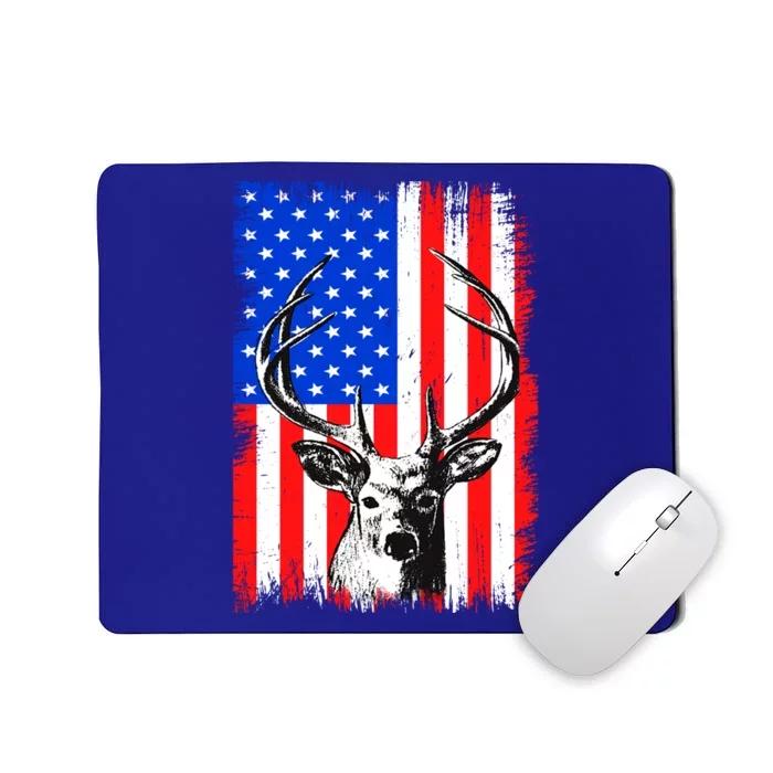 Camo Us Flag Deer Hunting Camouflage Fathers Day Cool Gift Mousepad