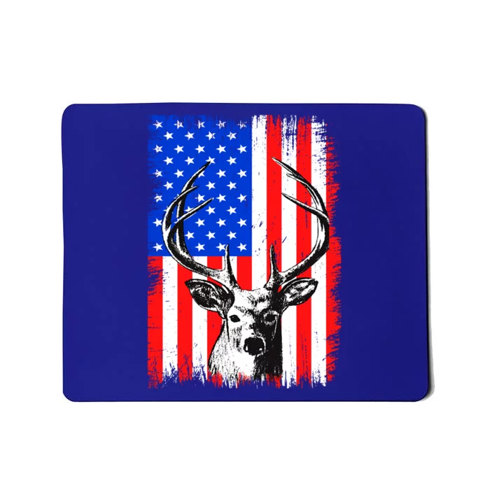 Camo Us Flag Deer Hunting Camouflage Fathers Day Cool Gift Mousepad