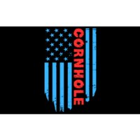 Cornhole Us Flag Bumper Sticker