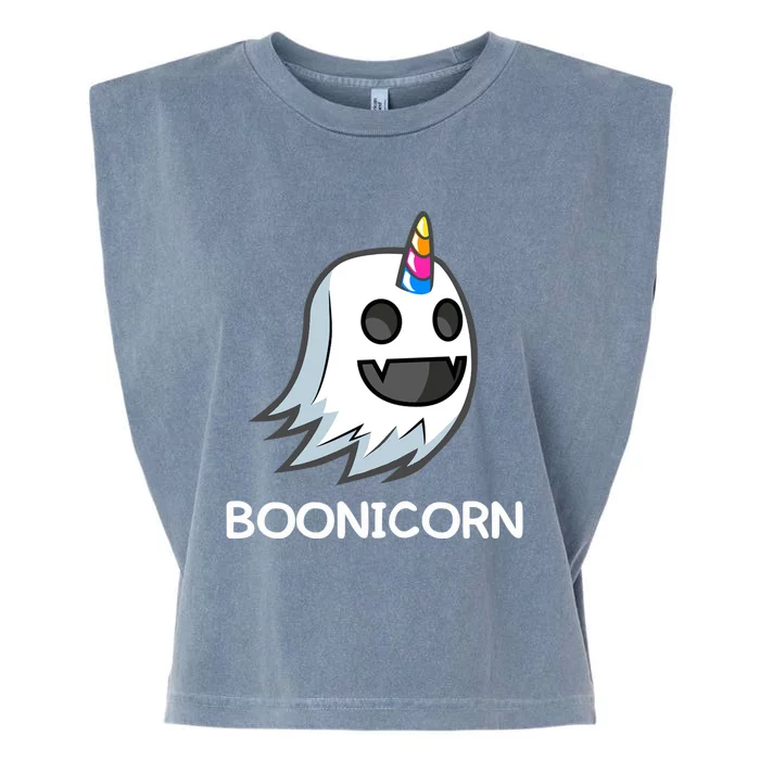 Cute Unicorn Halloween Fun Funny Boonicorn Costume Gift Garment-Dyed Women's Muscle Tee