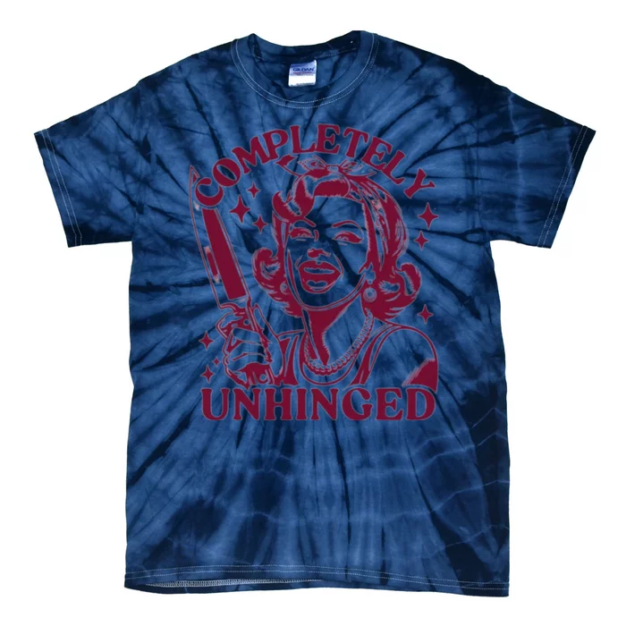 Completely Unhinged Housewife Vintage Tie-Dye T-Shirt