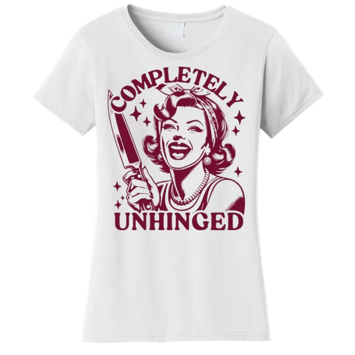 Completely Unhinged Housewife Vintage Women's T-Shirt