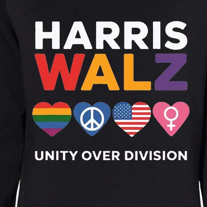 Choose Unity Harris Walz Womens California Wash Sweatshirt