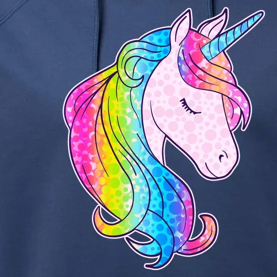 Cute Unicorn International Dot Day Make Your Mark Performance Fleece Hoodie