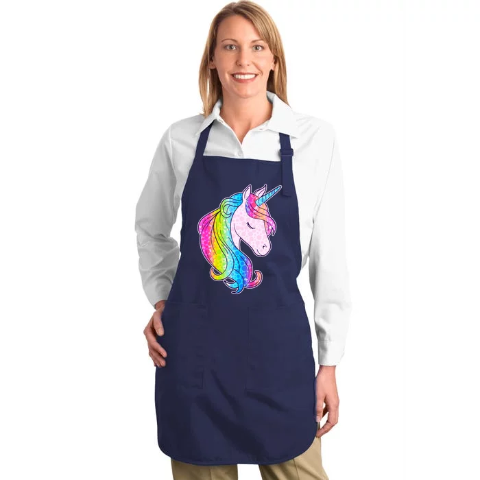 Cute Unicorn International Dot Day Make Your Mark Full-Length Apron With Pocket