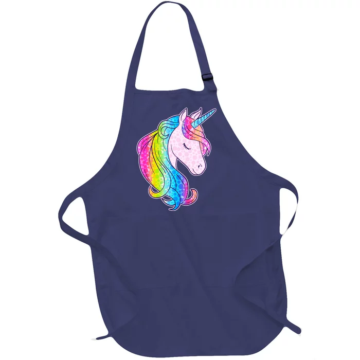 Cute Unicorn International Dot Day Make Your Mark Full-Length Apron With Pocket