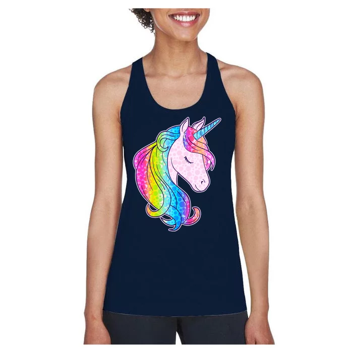 Cute Unicorn International Dot Day Make Your Mark Women's Racerback Tank