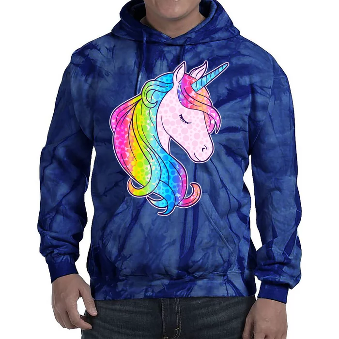 Cute Unicorn International Dot Day Make Your Mark Tie Dye Hoodie