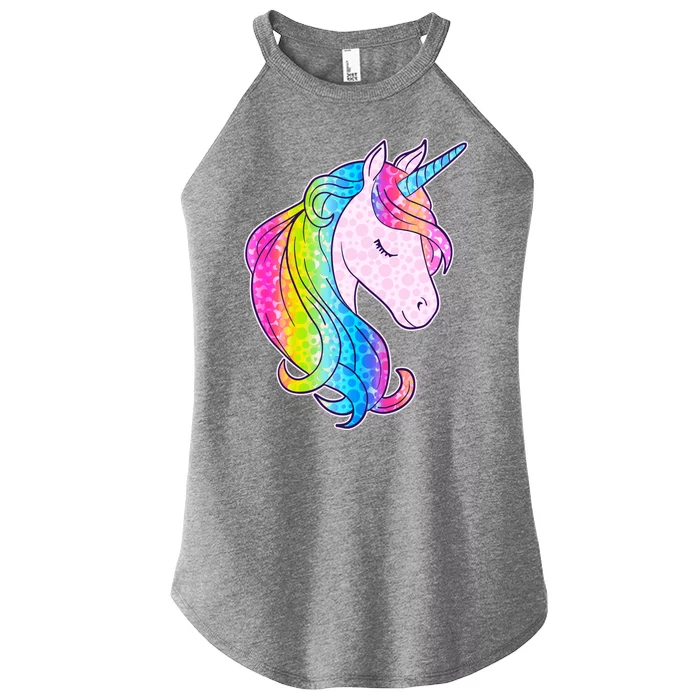 Cute Unicorn International Dot Day Make Your Mark Women’s Perfect Tri Rocker Tank