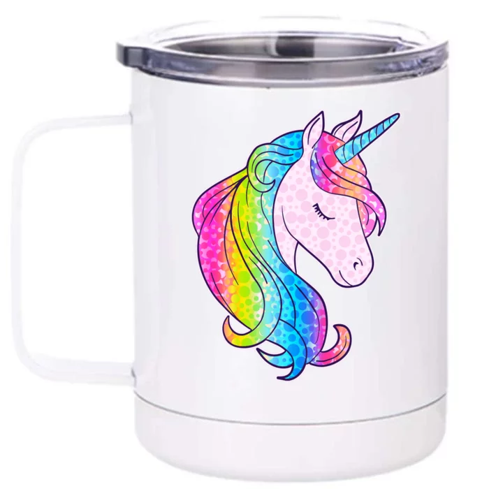 Cute Unicorn International Dot Day Make Your Mark Front & Back 12oz Stainless Steel Tumbler Cup