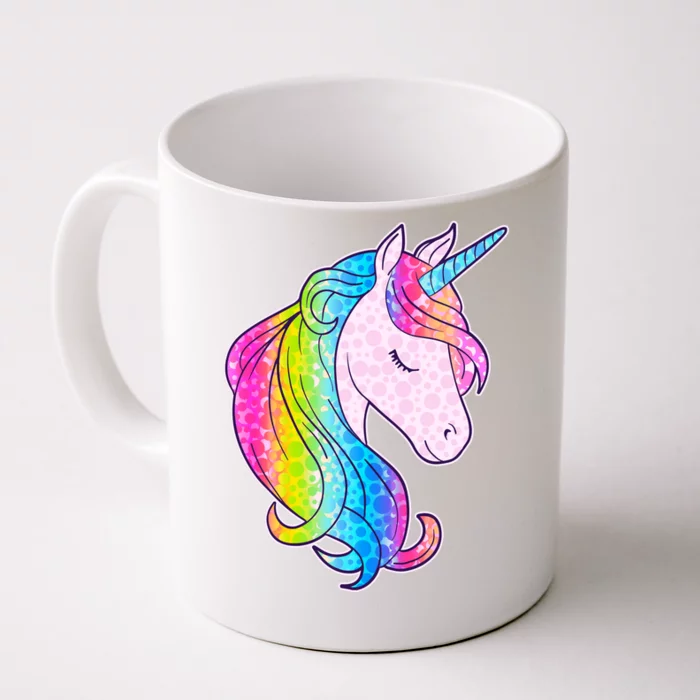 Cute Unicorn International Dot Day Make Your Mark Front & Back Coffee Mug