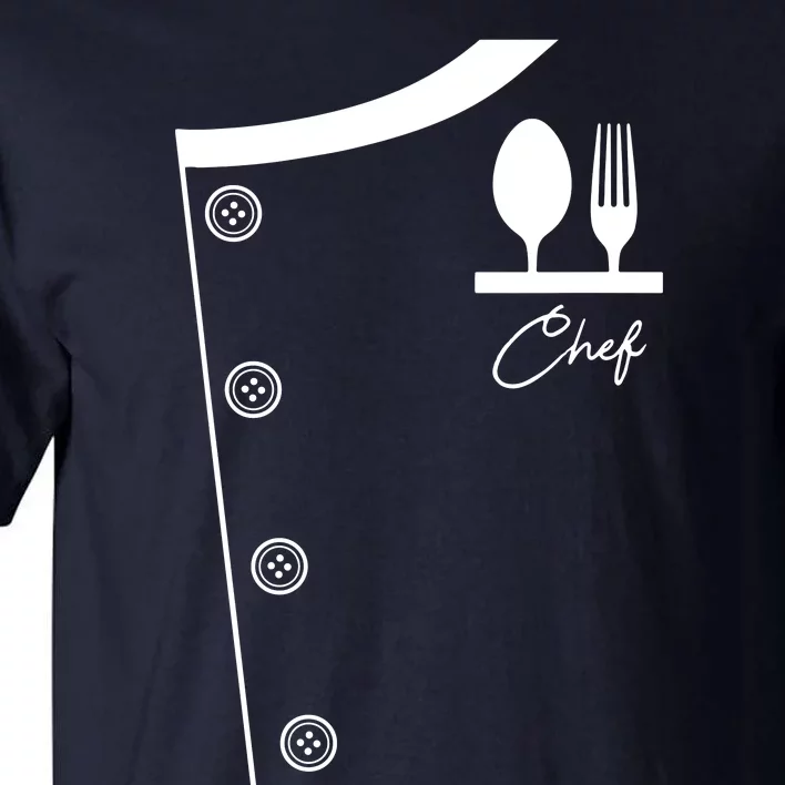 Chef Uniform Jacket Cooking Tee Gift Tall T-Shirt