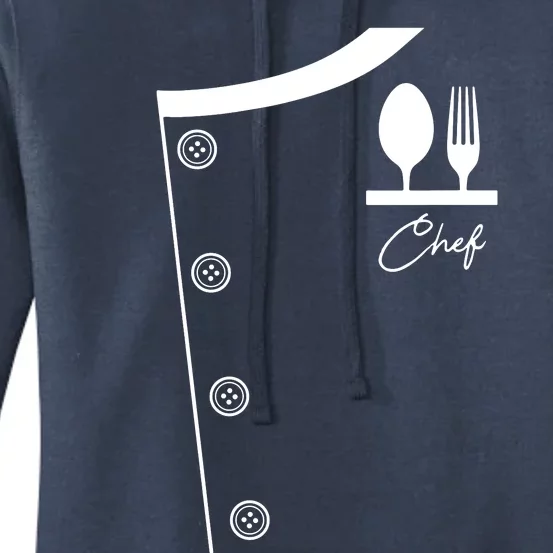 Chef Uniform Jacket Cooking Tee Gift Women's Pullover Hoodie