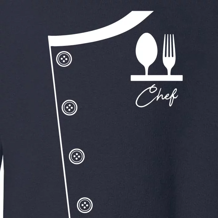 Chef Uniform Jacket Cooking Tee Gift Toddler Sweatshirt