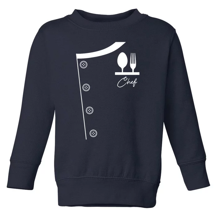 Chef Uniform Jacket Cooking Tee Gift Toddler Sweatshirt