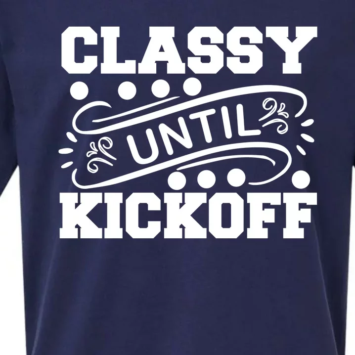 Classy Until Kickoff Sueded Cloud Jersey T-Shirt