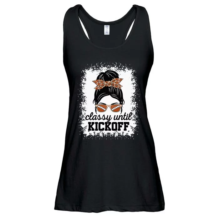 Classy Until Kickoff American Football Lover Game Day Ladies Essential Flowy Tank