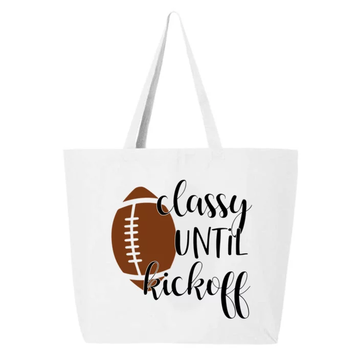 Classy Until Kickoff Cute Gift 25L Jumbo Tote