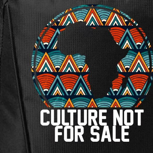 Culture Not For Sale Black History African Pride City Backpack