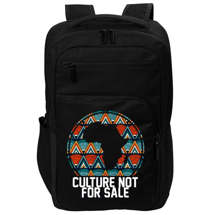 Culture Not For Sale Black History African Pride Impact Tech Backpack