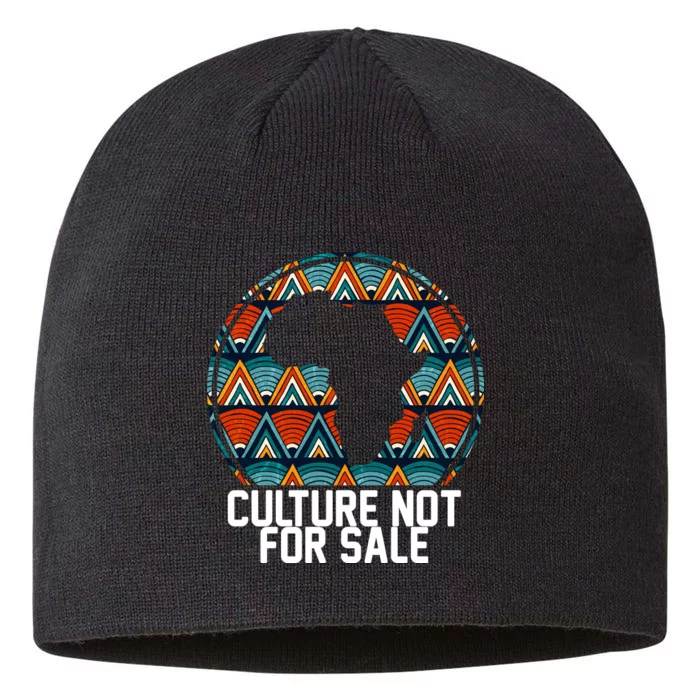 Culture Not For Sale Black History African Pride 8 1/2in Sustainable Knit Beanie