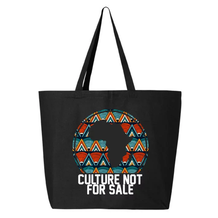 Culture Not For Sale Black History African Pride 25L Jumbo Tote