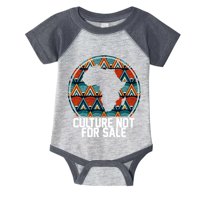 Culture Not For Sale Black History African Pride Infant Baby Jersey Bodysuit